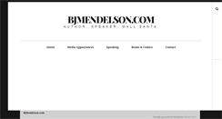 Desktop Screenshot of bjmendelson.com