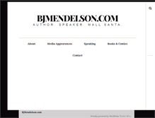 Tablet Screenshot of bjmendelson.com